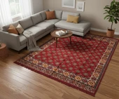 Etnik Motifli Otantik Dekoratif Kilim Desenli Halı (200cmx300cm) M2 - 1