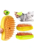 meyre 1 Adet Buharlı Kedi & Köpek Yıkama Fırçası Tarağı Yumuşak Silikon Tarak - 1