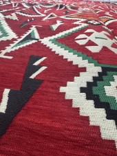 Etnik Motifli Otantik Dekoratif Kilim Desenli Halı (200cmx300cm) M4 - 4