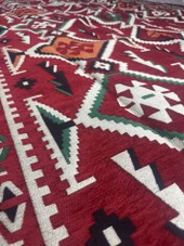 Etnik Motifli Otantik Dekoratif Kilim Desenli Halı (200cmx300cm) M4 - 6