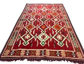 Etnik Motifli Otantik Dekoratif Kilim Desenli Halı (200cmx300cm) M4 - 2