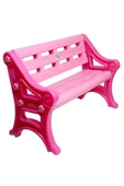 elisalife Bank Bahçe Teras İçin Çocuk Bankı Oturak Pembe - 3