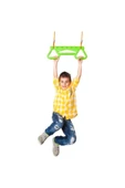 elisalife İkili Oyun Set Büyük Boy Emniyet Kemerli Salıncak  Ve Barfiks Oyuncağı - 2