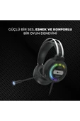 Lenovo Lecoo HT401 RGB USB Kablolu Kulak Üstü Oyuncu Kulaklığı Outlet - 6