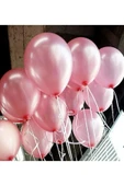 elisalife Metalik Helyum Uyumlu Parlak 100 Adet Parti Balonu - 4