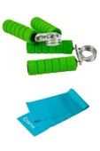 Cosfer El Parmak Bilek Kol Güçlendirme El Yayı Fıtness Spor Pilates Bandı 2li Set - 1