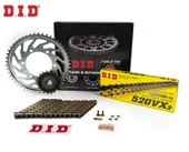 ZİNCİR DİŞLİ SETİ YAMAHA YZF R25 (250 cc)  (2015-2022) / YAMAHA / YZF R25 / 250cc / ZİNCİR: DID-520VX3 (Gold)-112 / ÖN DİŞLİ: JT (14T)  / ARKA DİŞLİ: SUNSTAR (43T) / 2015-2016-2017-2018-2019-2020-2021 - 1