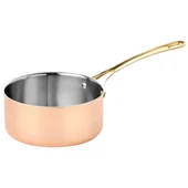 Öztiryakiler Multi Layer Paslanmaz Kaçarola, Bakır 18x8 Cm - 1