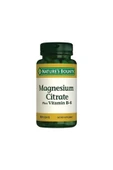 Nature's Bounty Magnesium Citrate Plus With Vitamin B6 60 Kapsül thumbnail 1