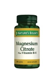 Nature's Bounty Magnesium Citrate Plus With Vitamin B6 60 Kapsül thumbnail 2