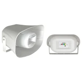 Osawa OSW-480T Aqua 50 Watt 16 CM Trafolu ABS Horn Hoparlör 8-16-32 Ohm 70-100 Volt Girişli 440X280x300mm - 1