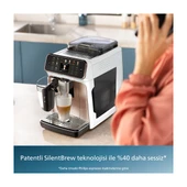 Philips LatteGo Tam Otomatik Espresso Makinesi, 20 Sıcak ve Soğuk İçecek, Silent Brew, EP5543/80 - 6