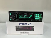 For-X X-604BT Çift USB/TF/BT/FM 4+60 Watt 3 Anfi Çıkışlı Oto Teyp - 2