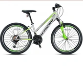Kron Anthea 4.0 26 Jant 21 Vites V-Fren Çelik Kız Çocuk Bisikleti Gri Yeşil Kron Vitesli Bisiklet thumbnail 2