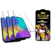 Xiaomi Redmi 9A Uyumlu Toz Geçirmez Kavisli Kenar 9D Full Ekran Koruyucu Cam x3 - 1