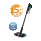 6000 Serisi Kablosuz Dikey Süpürge, PowerCyclone 11, Aqua Modül ile Kolay Mop, TriActive LED Başlık, 64 Dakika Kullanım Süresi, XC6553/01 thumbnail 1