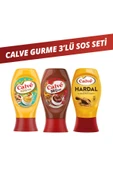 Calve Köri Sos 260 gr Bbq Sos 290 gr Hardal 250 gr - 1