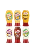 Calve Soslar Eğlence Paketi Köri Sos 260gr Ranch Sos245gr Barbekü Sos290gr Hardal 250gr Sarı - 2