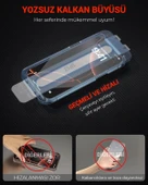 iPhone 16 Pro Max Otomatik Kolay Kurulum Aparatlı Toz Bırakmayan Hayalet Full Kaplayan Ekran Koruyucu Cam - 7
