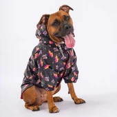 Pawstar Cool Polarlı Su Geçirmez Orta-Büyük Irk Köpek Yağmurluğu thumbnail 2