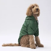 Pawstar Pluvia İçi Polar Orta-Büyük Irk Köpek Yağmurluğu Yeşil - 2