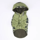 Pawstar Yeşil Dijon Polarlı Su Geçirmez Orta-Büyük Irk Köpek Yağmurluğu thumbnail 5