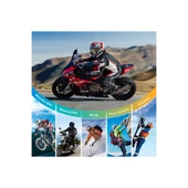 Q28 Motosiklet Kask Bluetooth Kulaklık 1080p Kamera Interkom Kulaklık Su Geçirmez Intercom - 3