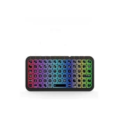 Mini Klavye Smarttv Işıklı Bluetooth Kablosuz Televizyon Ps3 Dizüstü Tabletler Ve Telefonlar İçin - 1