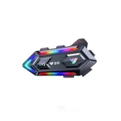 Y20 Motor Kurye Kask Kulaklık Rgb Modlu Bluetooth Motosiklet Kulaklık 5.3 Bluetooth Interkom - 1
