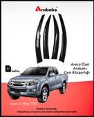 Isuzu D-Max 2013 Cam Rüzgarlığı 4'lü Takım (MUGEN TİP, DAYANIKLI MALZEME, KOLAY MONTAJ) thumbnail 1