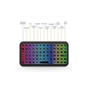 Mini Klavye Smarttv Işıklı Bluetooth Kablosuz Televizyon Ps3 Dizüstü Tabletler Ve Telefonlar İçin - 4