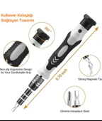 Sepetinegelsin 115 Parça Elektronikçi Tornavida Seti thumbnail 3