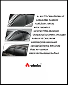 Mazda 323 SD 1990-1997 Cam Rüzgarlığı 4'lü Takım (MUGEN TİP, DAYANIKLI MALZEME, KOLAY MONTAJ) thumbnail 5