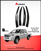 Isuzu D-Max 2010 Cam Rüzgarlığı 4'lü Takım (MUGEN TİP, DAYANIKLI MALZEME, KOLAY MONTAJ) thumbnail 1