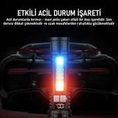 Valkyrie Şarjlı LED El Feneri 5 Işık Modu Type-C Şarjlı Çakar Modlu Zoom Özellikli thumbnail 5