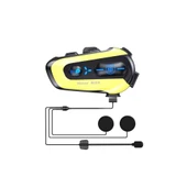 N3x Rgb Işıklı Intercom 3 Kişi Bağlantılı 1000mah Motosiklet Bluetooth Kulaklık Seti - 1