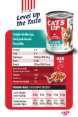 Cats Up Yaş Yetişkin Kedi Maması Kuzu Etli 415gr 24Lü - 3