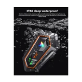 Y20 2x 1000m Telsiz Mesafeli 2 Kişi Bağlantılı Bluetooth Kask Kulaklık Fenerli İntercom - 3