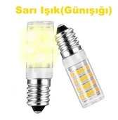 K2 E-14 2.5w Mısır Led Ampul GÜNIŞIĞI 3000k (İnce Duy Buz Dolabı Ampulu Gün Işığı Sarı Işık) - 2
