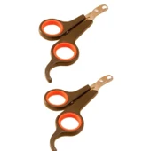 Buffer Küçük Çelik Uçlu Kedi Köpek Evcil Hayvan Tırnak Makası Pati Bakım Aleti Ergonomik Kaymaz Sap - 7