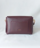 252ES458 Model Sarach Marka Bordo Renk Omuz Çantası - 3