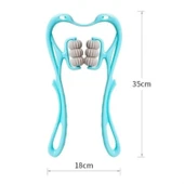 Buffer® Çok Fonksiyonlu Manuel Altı Tekerlekli Boyun Masaj Aleti thumbnail 9