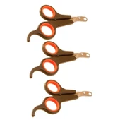 Buffer Küçük Çelik Uçlu Kedi Köpek Evcil Hayvan Tırnak Makası Pati Bakım Aleti Ergonomik Kaymaz Sap - 8