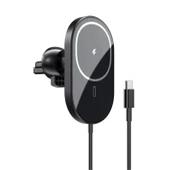 Buffer® 15w Mıknatıslı Takılabilen Hızlı Şarj Tüm Cihaz Ve Araçlara Uyumlu Araç İçi Şarj Cihazı - 7