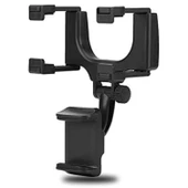 Buffer® Araç İçi Dikiz Aynaya Takılan Telefon Tutucu Otomobil İçi Telefon Tutma Aparatı - 7