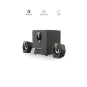 D38 Bluetooth Hoparlör 2 in1 Subwoofer Rgb Işıklı Bilgisayar Hoparlörü Speaker - 1