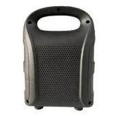 Tutmalı Mini Hoparlör Işıklı Taşınabilir Bluetooth Wireless Radyolu Sd Kart Ve Usb Girişli Hoparlör - 2