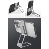 Buffer® 360 Derece Dönen Tüm Telefon Tipleri İle Uyumlu Metal Telefon Standı Braket - 7