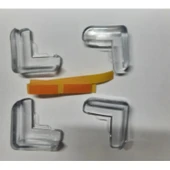 4 Lü Masa Sehpa Köşe Koruyucu Silikon- Çocuk Koruma Aparatı (4915) - 4