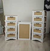 Vero 4 Çekmeceli MDF Dolap Beyaz SZ4001 - 3